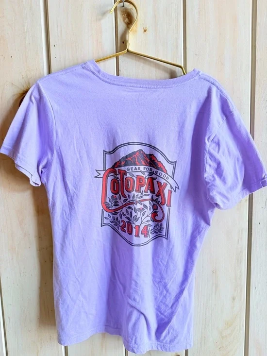 Cotopaxi Lavender Women's Tee with White Logo - Picture 5 of 6